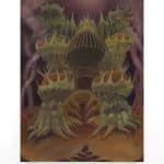 abstract painting of a mythical being