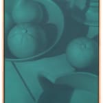 monochromatic painting of a fruit bowl