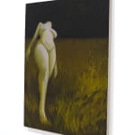 painting of a nude woman in a field