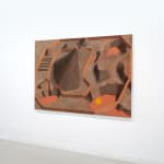 desert landscape painting with gravel