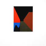 hard edge abstract painting