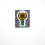 painting of a key with surrealist background