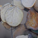 painting of a half-burnt cactus
