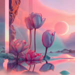 Gordon Cheung, Tulip Futures (Savage) 1, 2024