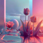 Gordon Cheung, Tulip Futures (Savage) 1, 2024