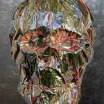 Gordon Harris, Metallic Skull (Gold & Red)