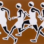Julian Opie, Standing Couples - Carmen and Fabien, 2024
