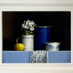 David French Le-Roy, French Blue with Daisies & Lemon
