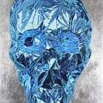 Gordon Harris, Metallic Skull (Blue)