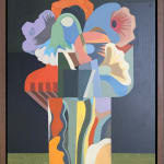 Jenny Belton, Still Life with Solo Cup and Houseplant
