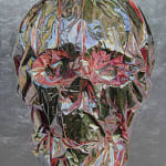 Gordon Harris, Metallic Skull (Gold & Red)