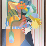 Jenny Belton, Still Life with Solo Cup and Houseplant