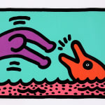Keith Haring, Medusa Head, 1986