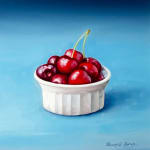 David French Le-Roy, Cherries in Bowl, 2023