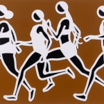 Julian Opie, Standing Couples - Carmen and Fabien, 2024