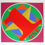 Robert Indiana, Decade Autoportrait V/H, 1969