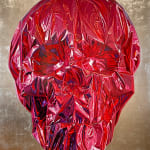 Gordon Harris, Metallic Skull (Red)