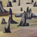 Dick Frizzell, Stumps in a River, 1987