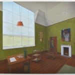 Graham Fletcher, Studio X (Red I), 2025