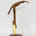 Paul Dibble, Woodpigeon flies Above a Kowhai Tree, 2023