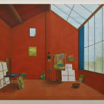 Graham Fletcher, Studio X (Red I), 2025