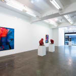 Dale Frank, Wanking with your Inner Idiot, the real you/jump start your body's fat buster/New Plymouth Landscape, 2004