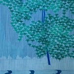 Catherine Cazalet, Blue Tree, Green Leaves III
