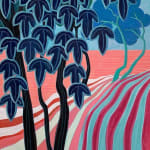 Catherine Cazalet, Blue Trees, Orange Sky