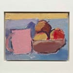 Michael Weller, Apricots in a Red Bowl, 18th July 2024