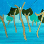 Catherine Cazalet, Tree Group on Green II