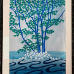 Catherine Cazalet, Blue Tree, Green Leaves III
