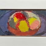 Michael Weller, Apricots in a Red Bowl, 18th July 2024