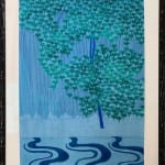 Catherine Cazalet, Blue Tree, Green Leaves III