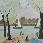 Holly Razavi, Two Horse Riders in Hyde Park