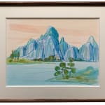 Catherine Cazalet, Mountain with Trees