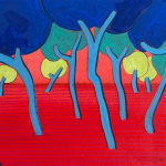 Catherine Cazalet, Group of Trees #6
