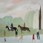 Holly Razavi, Two Horse Riders in Hyde Park