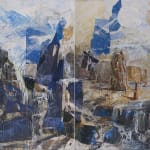 Valery Koshlyakov, MOUNTAIN LANDSCAPE - "RUINS OF THE ALPS" (DIPTYCH) • ГОРНЫЙ ПЕЙЗАЖ - "РУИНЫ АЛЬП" (ДИПТИХ), 2005