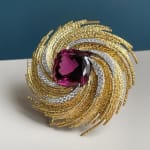 GRIMA, Tanzanite Brooch, 2008