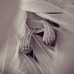 GRIMA, "Dürer Wings" Earrings - Yellow gold, diamonds, 2025