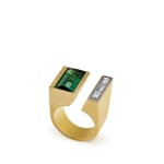 GRIMA, Emerald and Diamond Ring, 1986