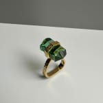 GRIMA, Emerald and Diamond Ring, 1986