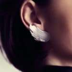 GRIMA, "Dürer Wings" Earrings - Yellow gold, diamonds, 2025