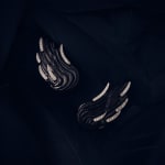 GRIMA, "Dürer Wings" Earrings - Yellow gold, diamonds, 2025