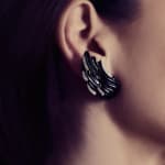 GRIMA, "Dürer Wings" Earrings - Yellow gold, diamonds, 2025