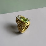 GRIMA, Emerald and Diamond Ring, 1986