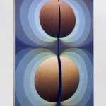 Loie Hollowell, Blue Horizon, Orange Orb, 2020
