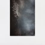 An inkjet print depicting outer space.