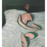 Jonathan Wateridge, Figure on Bed, 2025