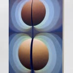 Loie Hollowell, Blue Horizon, Orange Orb, 2020